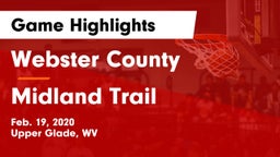 Webster County  vs Midland Trail Game Highlights - Feb. 19, 2020