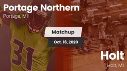 Matchup: Portage Northern vs. Holt  2020