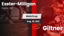 Matchup: Exeter-Milligan vs. Giltner  2017