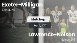 Matchup: Exeter-Milligan vs. Lawrence-Nelson  2017
