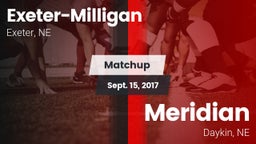 Matchup: Exeter-Milligan vs. Meridian  2017