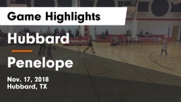 Hubbard  vs Penelope  Game Highlights - Nov. 17, 2018