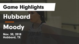 Hubbard  vs Moody  Game Highlights - Nov. 30, 2018