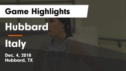 Hubbard  vs Italy  Game Highlights - Dec. 4, 2018