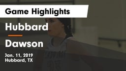 Hubbard  vs Dawson  Game Highlights - Jan. 11, 2019