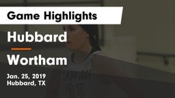 Hubbard  vs Wortham  Game Highlights - Jan. 25, 2019