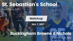 Matchup: St. Sebastian's vs. Buckingham Browne & Nichols  2017