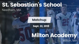Matchup: St. Sebastian's vs. Milton Academy  2018