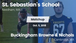 Matchup: St. Sebastian's vs. Buckingham Browne & Nichols  2018