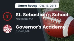 Recap: St. Sebastian's School vs. Governor's Academy  2018