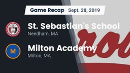Recap: St. Sebastian's School vs. Milton Academy  2019