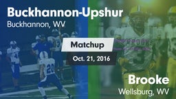 Matchup: Buckhannon-Upshur vs. Brooke  2016