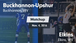 Matchup: Buckhannon-Upshur vs. Elkins  2016