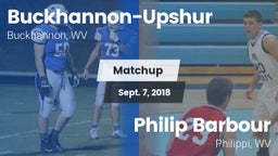 Matchup: Buckhannon-Upshur vs. Philip Barbour  2018