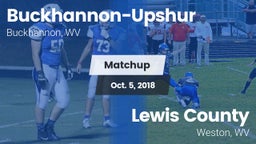 Matchup: Buckhannon-Upshur vs. Lewis County  2018