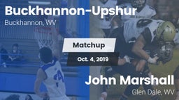 Matchup: Buckhannon-Upshur vs. John Marshall  2019