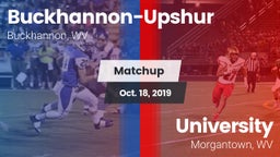 Matchup: Buckhannon-Upshur vs. University  2019
