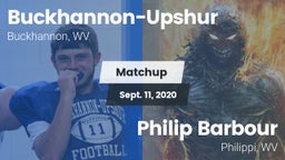 Matchup: Buckhannon-Upshur vs. Philip Barbour  2020