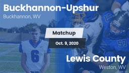 Matchup: Buckhannon-Upshur vs. Lewis County  2020