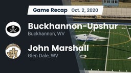 Recap: Buckhannon-Upshur  vs. John Marshall  2020