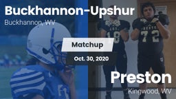 Matchup: Buckhannon-Upshur vs. Preston  2020