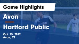 Avon  vs Hartford Public Game Highlights - Oct. 25, 2019