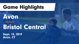 Avon  vs Bristol Central Game Highlights - Sept. 13, 2019