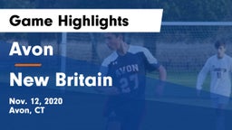 Avon  vs New Britain  Game Highlights - Nov. 12, 2020