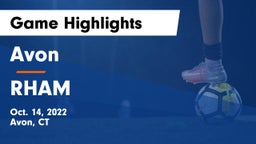 Avon  vs RHAM  Game Highlights - Oct. 14, 2022