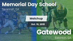 Matchup: Memorial Day vs. Gatewood  2018