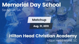 Matchup: Memorial Day vs. Hilton Head Christian Academy  2019