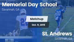 Matchup: Memorial Day vs. St. Andrews  2019