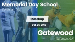 Matchup: Memorial Day vs. Gatewood  2019