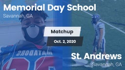 Matchup: Memorial Day vs. St. Andrews  2020