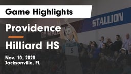 Providence  vs Hilliard HS Game Highlights - Nov. 10, 2020