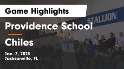 Providence School vs Chiles  Game Highlights - Jan. 7, 2023