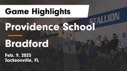 Providence School vs Bradford  Game Highlights - Feb. 9, 2023