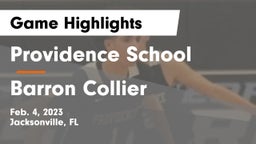 Providence School vs Barron Collier  Game Highlights - Feb. 4, 2023