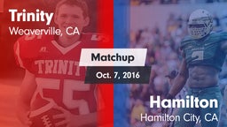 Matchup: Trinity vs. Hamilton  2016