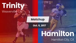 Matchup: Trinity vs. Hamilton  2017