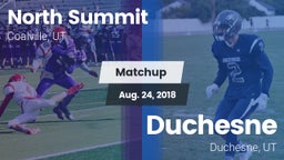 Matchup: North Summit vs. Duchesne  2018