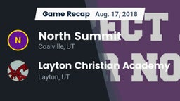 Recap: North Summit  vs. Layton Christian Academy  2018