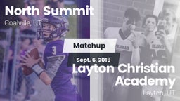 Matchup: North Summit vs. Layton Christian Academy  2019
