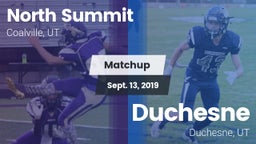 Matchup: North Summit vs. Duchesne  2019