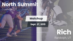 Matchup: North Summit vs. Rich  2019