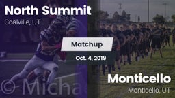 Matchup: North Summit vs. Monticello  2019