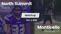 Matchup: North Summit vs. Monticello  2020