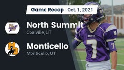 Recap: North Summit  vs. Monticello  2021