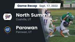Recap: North Summit  vs. Parowan  2022