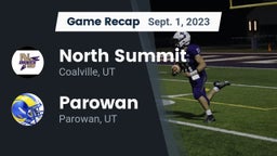Recap: North Summit  vs. Parowan  2023